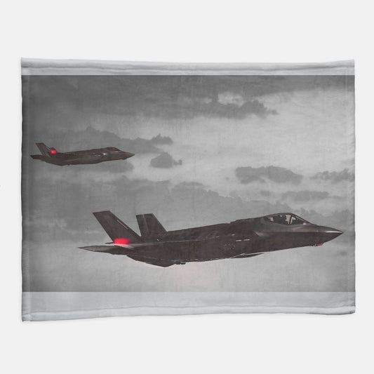 F-35 Dual Sortie Soft Blanket - 60" x 80"