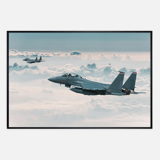 F-15 Dual Sortie Poster - 24" x 36"