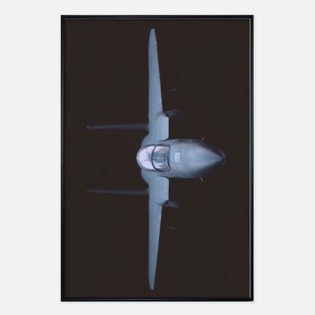 F-15 Minimalist Poster - 24" x 36"