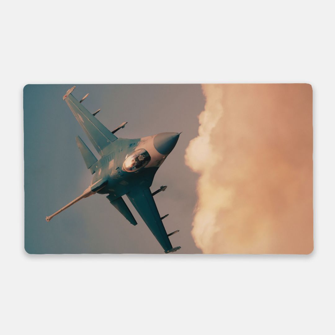 F-16 Desk Mat - Large (24" x 14")